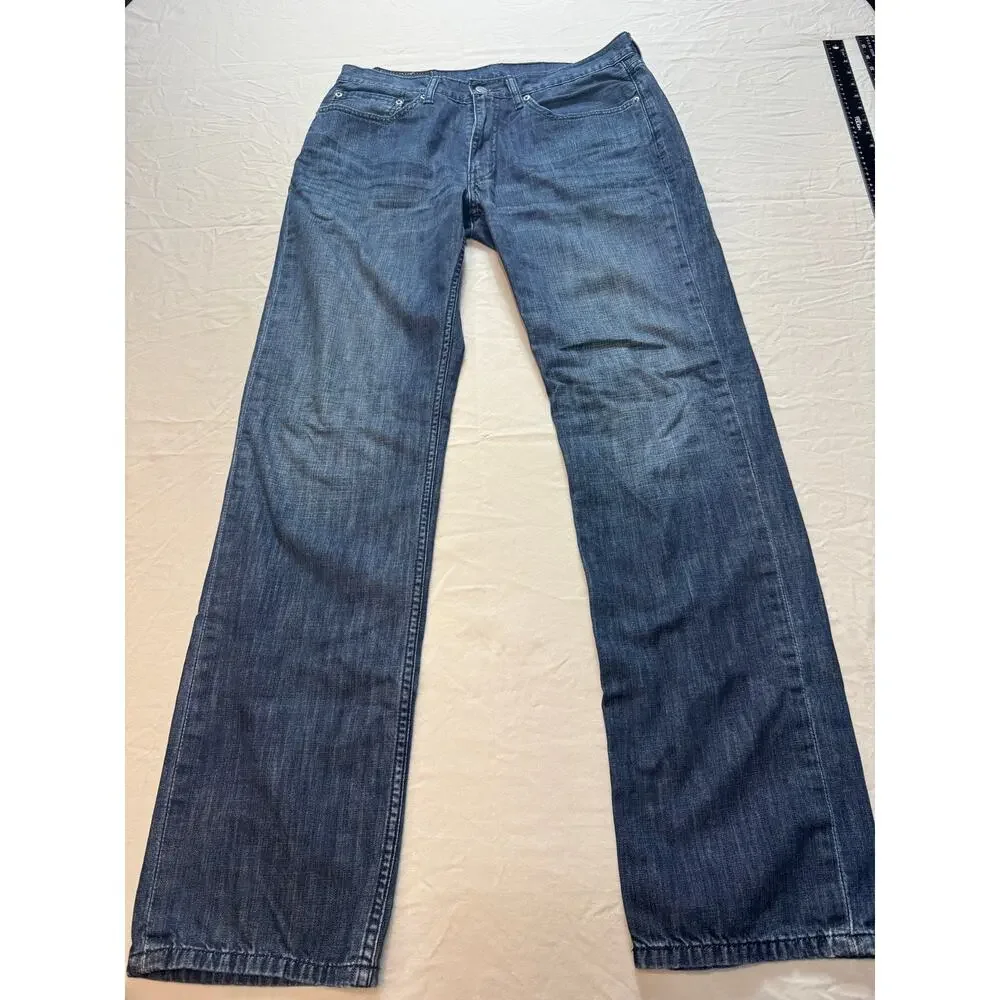 Levi’s 514 Straight Fit Men’s Jeans Blue Wash Size 34x34